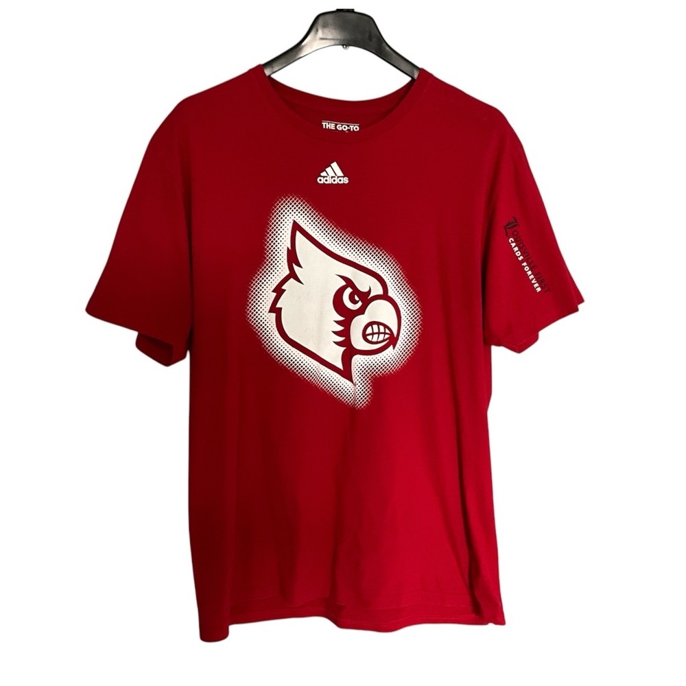 MEN’S ADIDAS UNIVERSITY OF LOUISVILLE SHORT SLEEVE TSHIRT
SIZE X-LARGE